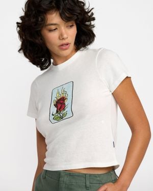 RVCA Ksl Loteria 411 Tee - White
