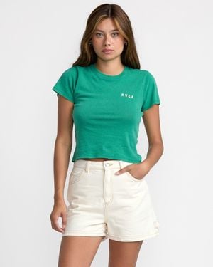 RVCA Recession Denim Short - Green