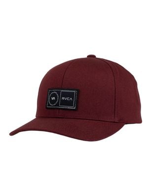 RVCA Platform Snapback - Red
