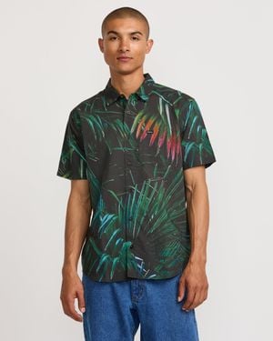 RVCA Hawaii Palms Short Sleeve Shirt - Green