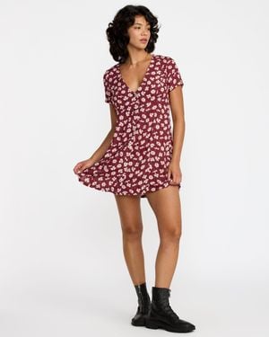 RVCA Understated Dress - Red