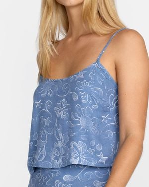 RVCA Lauryn Alvarez Subaloha Top - Blue