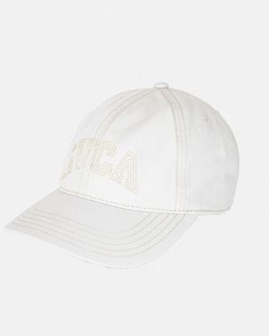 RVCA Contrast Stitch Dad Hat - White