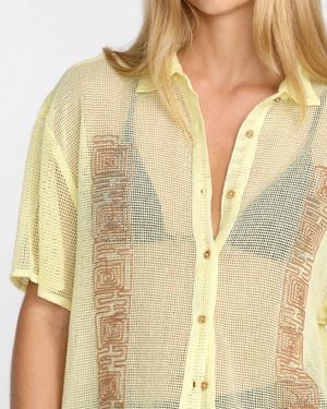 RVCA Sabra Top - Yellow