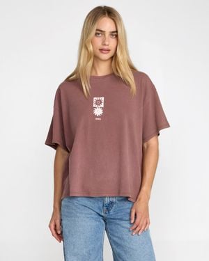 RVCA Move On Bf Tee - Red