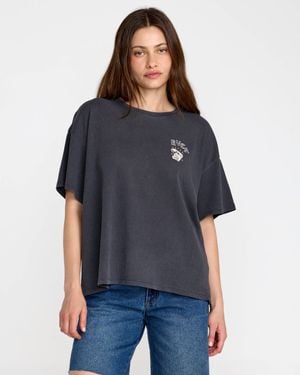 RVCA Move On Bf Tee - Blue