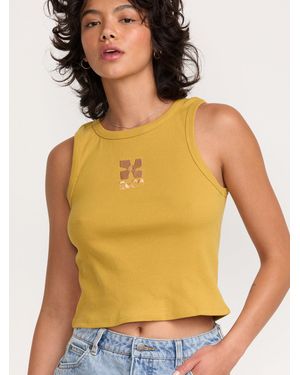 RVCA Match Tank - Yellow