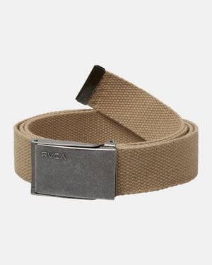 RVCA Option Web Belt - Brown
