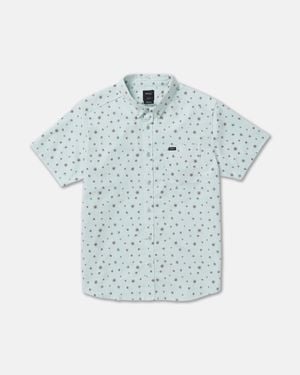 RVCA That'Ll Do Print Short Sleeve Shirt - Blue