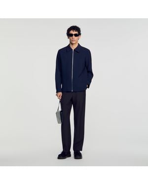 Sandro Zipped Shirt - Blue