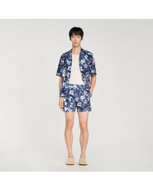 Sandro Hippie Swim Shorts - Blue