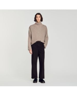 Sandro Barrel Jeans - Brown