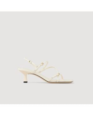 Sandro Sandals With Straps - White
