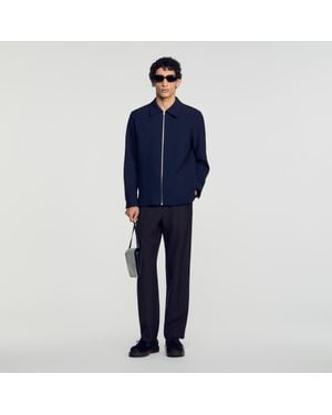 Sandro Zipped Shirt - Blue