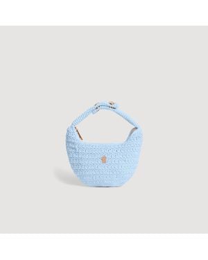 Sandro Crochet Small Leather Goods - Blue