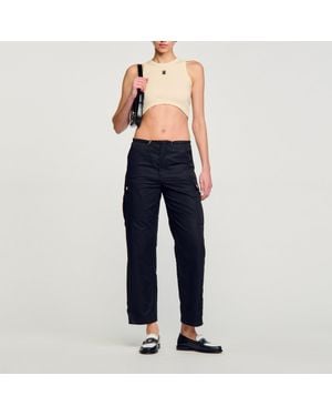 Sandro Cargo Pants - Blue