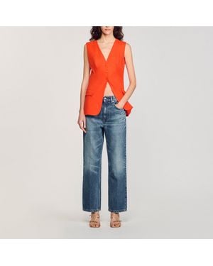 Sandro Sleeveless Vest - Blue