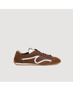 Sandro Light Wave Sneakers - Brown