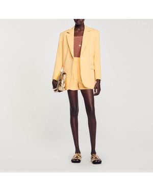 Sandro Suit Jacket - Natural