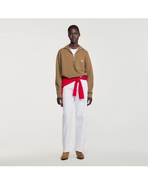 Sandro Wool And Cashmere Sweater - Red
