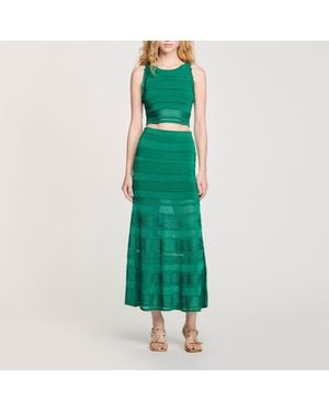 Sandro Sleeveless Top - Green