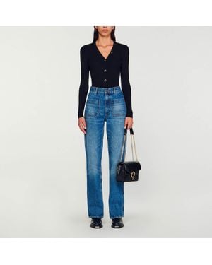 Sandro Cardigan - Blue