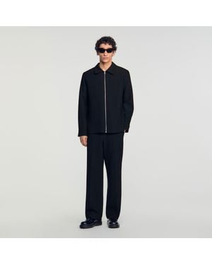 Sandro Zipped Shirt - Blue