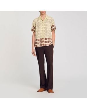 Sandro Floral Motif Shirt - Multicolor