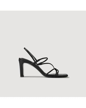 Sandro Sandals With Narrow Straps - Multicolor