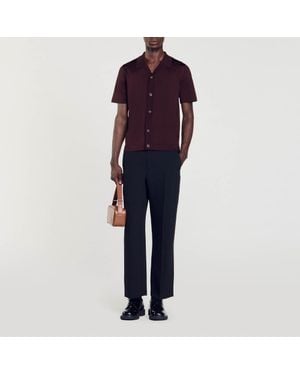 Sandro Short-Sleeved Shirt - Blue