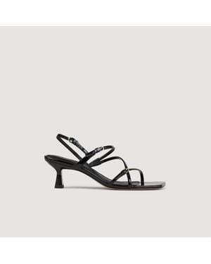 Sandro Sandals With Straps - White