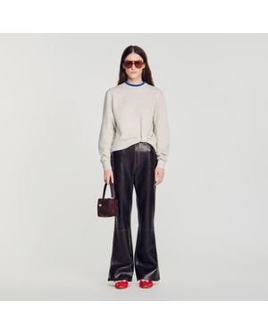 Sandro 2-In-1 Sweatshirt - White