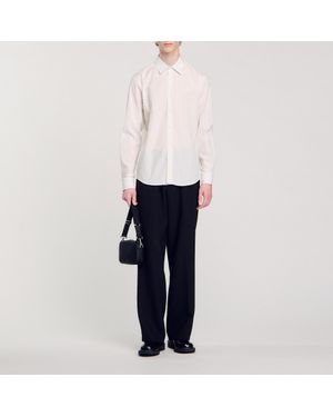 Sandro Striped Shirt - White