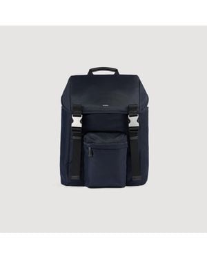 Sandro Nylon Backpack - Blue