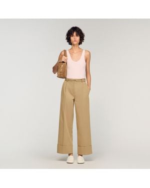 Sandro Suit Pants - Natural