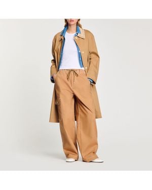 Sandro Cargo Pants - Natural