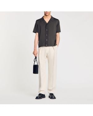 Sandro Short-Sleeved Shirt - Black