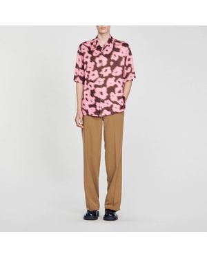 Sandro Oversized Shirt - Red