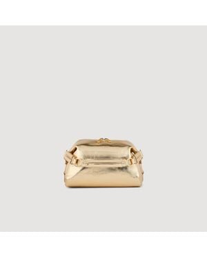 Sandro Le 84 Leather Bag - Natural