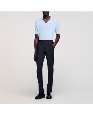Sandro Elasticated Pants - Blue