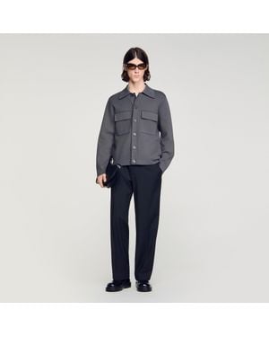 Sandro Milano Knit Jacket - Blue