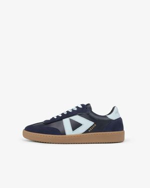 Sans Matin Hera Low Top Trainers, For Leather, Suede Sky Nubuck Leather - Blue