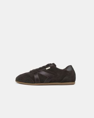 Sans Matin Iris Low Top Trainers, Suede Leather, For - Multicolour
