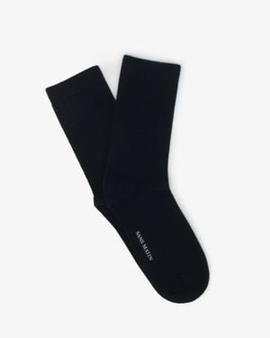 Sans Matin Organic Cotton Socks For - Black