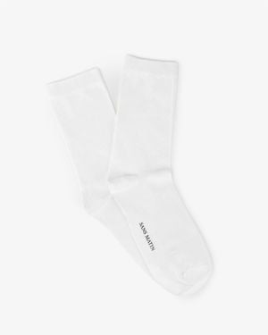 Sans Matin Organic Cotton Socks For - White