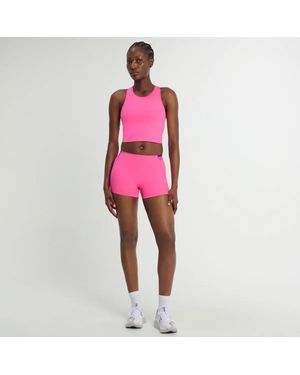 Saucony Endorphin Crop Top - Pink