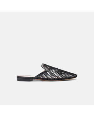 SCAROSSO Summer Gio Mules - Black