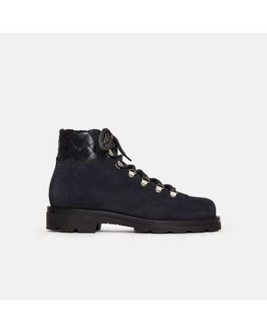SCAROSSO Catherine Woven Suede - Blue