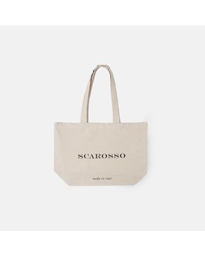 SCAROSSO Tote Bag - White