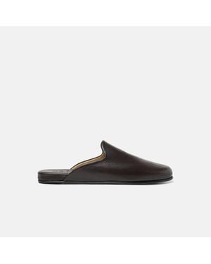 SCAROSSO Atlas Travel Slipper Dark - Black